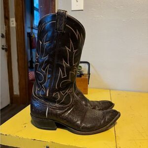 Vintage Tony Lama Cowboy Boots Sz 10.5